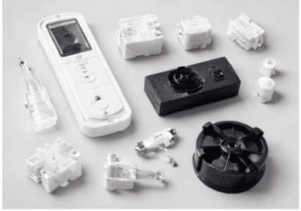 Electrical and electronics plastic enclosures and components