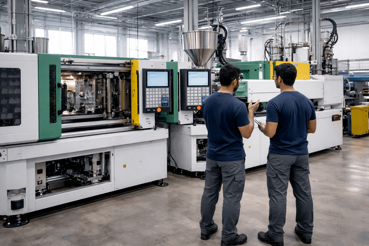 Precision injection molding manufacturing at Kanak Industries, SIDCUL Haridwar